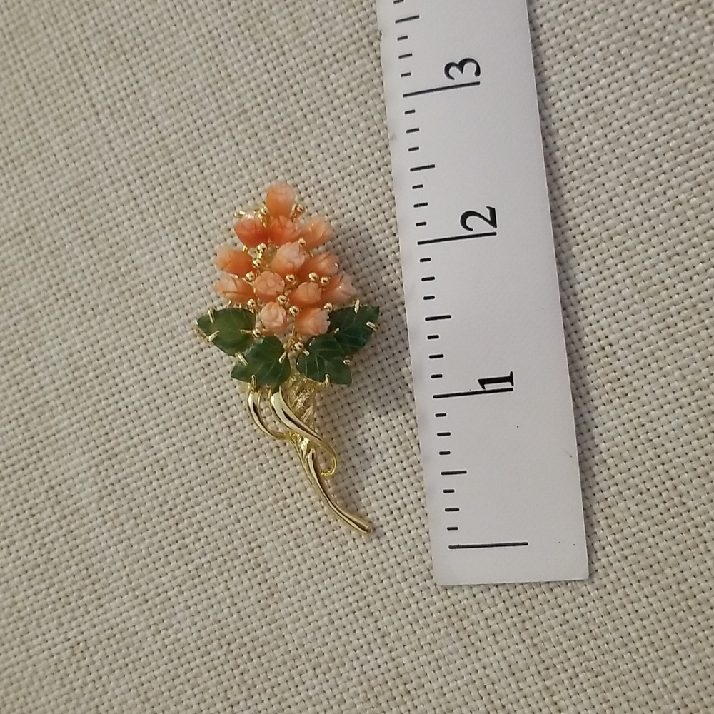 Pink Flower Pin - Picture 3 of 4